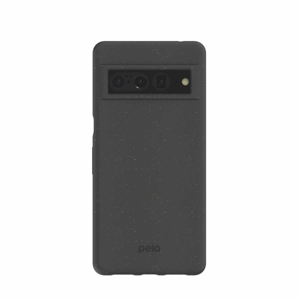 Pela Black Google Pixel 7 Pro Phone sustainable Case